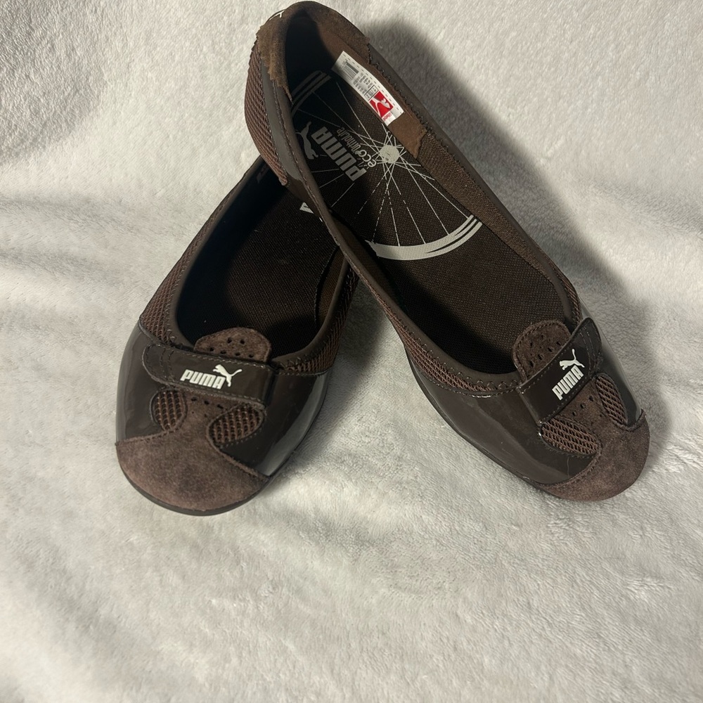 Puma Dark Brown Casual Flats